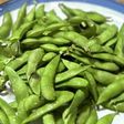枝付き枝豆を電子レンジで