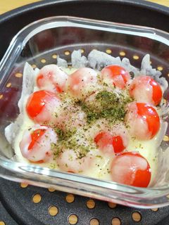 ♡ミニトマトのチーズ焼き♡-レシピのメイン写真