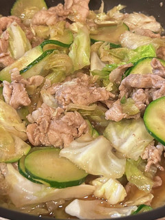 余った市販のたれで♪豚肉とキャベツの旨煮-レシピのメイン写真