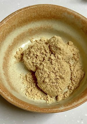 自家製米粉＆豆腐でお団子-レシピのメイン写真