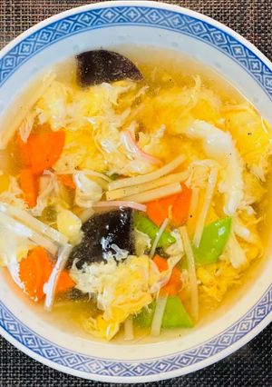 中華　　　　　　　　中華卵スープ蛋花油-レシピのメイン写真