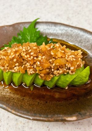 アボカドのごまにんにくねぎダレ-レシピのメイン写真