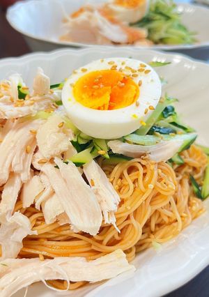 おうちで簡単♫ビビン麺（ビビン素麺）-レシピのメイン写真