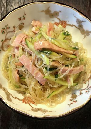 きゅうりとハムと春雨のサラダ-レシピのメイン写真