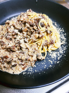 《生クリーム不使用》きのこクリームパスタ-レシピのメイン写真
