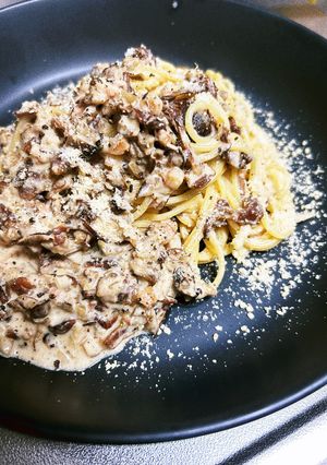 《生クリーム不使用》きのこクリームパスタ-レシピのメイン写真