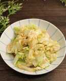 レンジで簡単！たっぷり蒸しキャベツ