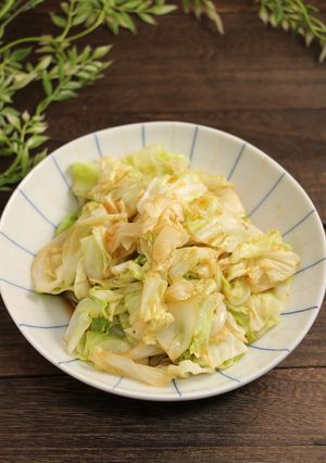レンジで簡単！たっぷり蒸しキャベツ-レシピのメイン写真