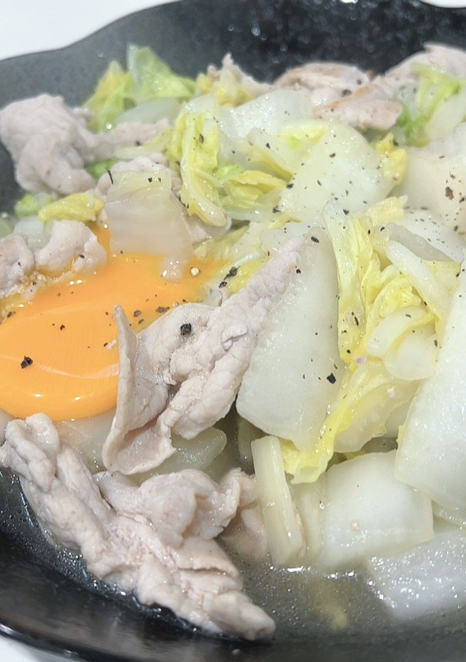 おかずでも丼でも◎白菜と豚肉の炒めもの-レシピのメイン写真