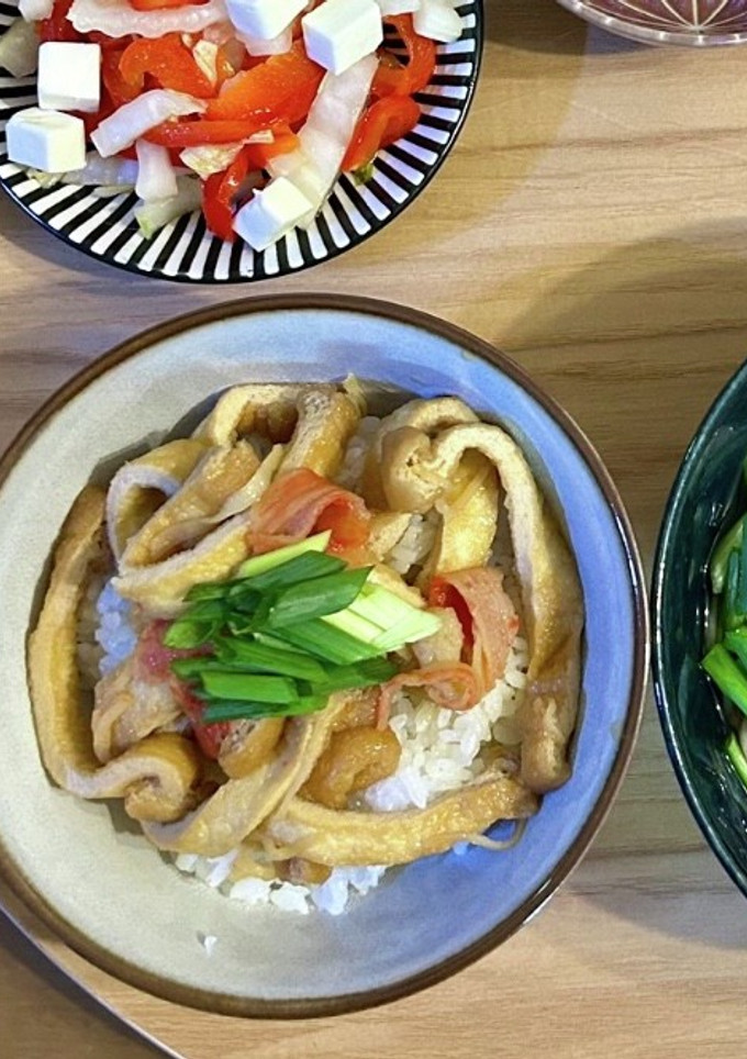 油揚げとカニかまの信田丼-レシピのメイン写真