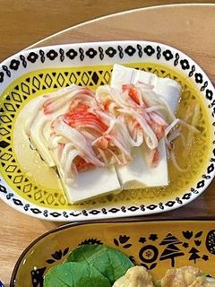 豆腐のカニかま餡かけ-レシピのメイン写真