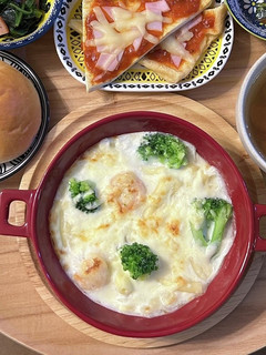 海老とブロッコリーのグラタン-レシピのメイン写真