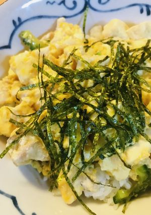 鶏むね肉の豆腐ゴーヤーチャンプルー丼-レシピのメイン写真