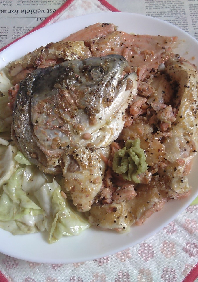 津軽サーモンの焼き鮭キャベツのオイル炒め-レシピのメイン写真