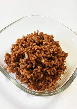 簡単♪肉そぼろ(焼肉のタレ)-レシピのメイン写真
