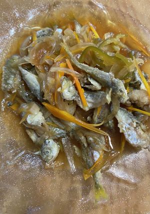 パパ豆鯵の南蛮漬け-レシピのメイン写真
