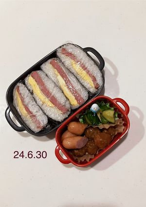 男子中学生のお弁当 331 @試合弁当-レシピのメイン写真