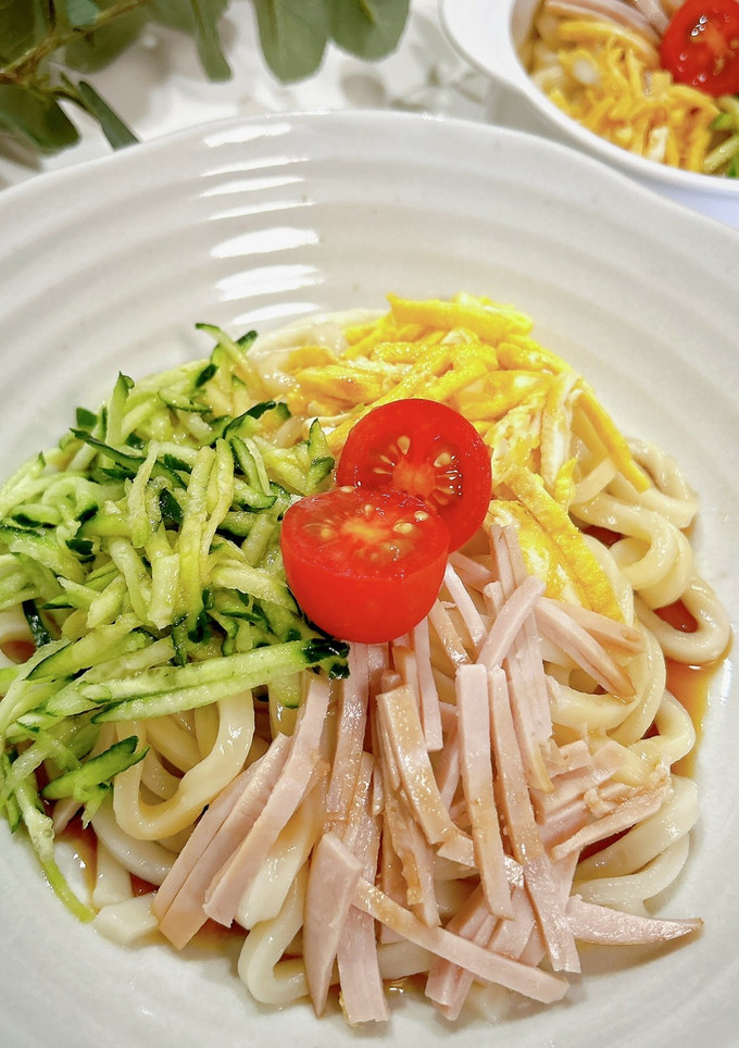 簡単で美味しい！冷やし中華風うどん-レシピのメイン写真