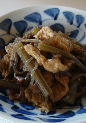 ぜんまい・ふき・糸こんにゃくの煮物-レシピのメイン写真