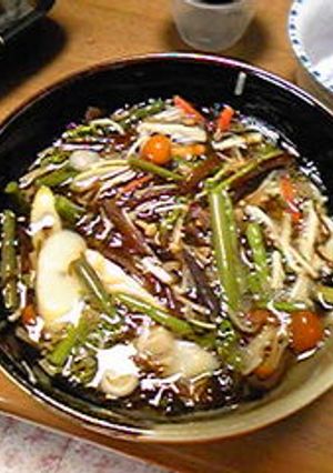 さっぱりうまい★もずく＊山菜＊きのこ和え-レシピのメイン写真