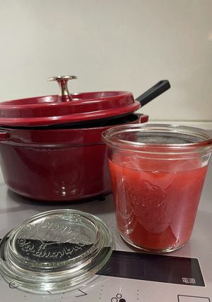 STAUBで簡単プラムジャム-レシピのメイン写真