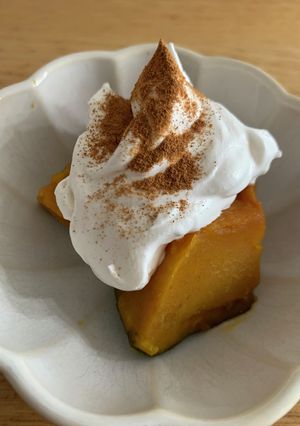 かぼちゃの煮物で即席スイーツ♡-レシピのメイン写真