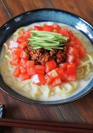 トマトたっぷり！冷やし豆乳坦々麺-レシピのメイン写真