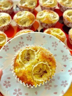 ホットケーキミックスでバナナマフィン-レシピのメイン写真