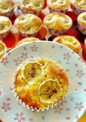 ホットケーキミックスでバナナマフィン-レシピのメイン写真