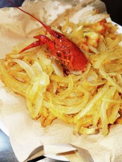 ザリガニと玉ねぎのかき揚げ-レシピのメイン写真