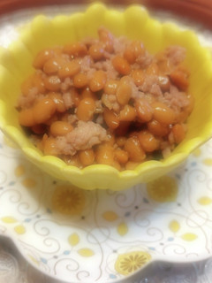 ✤納豆とミンチの炒め物✤-レシピのメイン写真