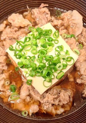【レンジで1発】ポーク湯豆腐-レシピのメイン写真
