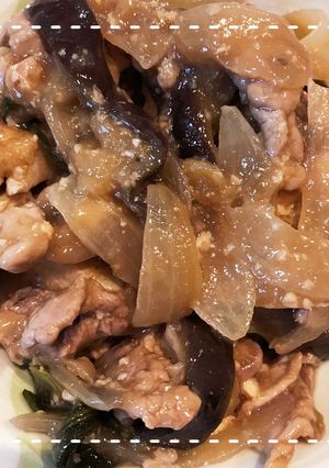 簡単！なすと青梗菜の味噌中華あん-レシピのメイン写真