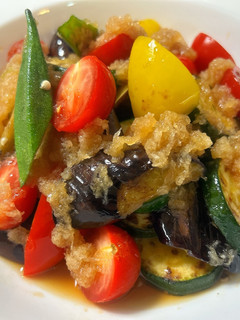 夏野菜の炒め〜ゆずおろしポン酢かけ〜-レシピのメイン写真