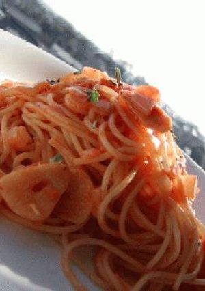 トマトクリームパスタ-レシピのメイン写真