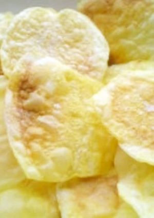 電子レンジで作るポテトチップス！(塩味)-レシピのメイン写真