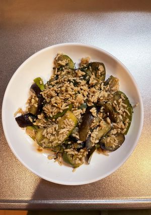 なすと鶏ひき肉のみそ炒め-レシピのメイン写真
