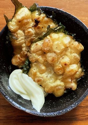 コーンと大葉のかき揚げ-レシピのメイン写真