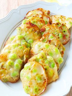 米粉でカリもち♡枝豆の味噌チーズ焼き-レシピのメイン写真