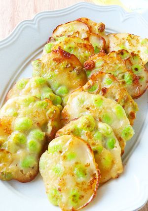 米粉でカリもち♡枝豆の味噌チーズ焼き-レシピのメイン写真