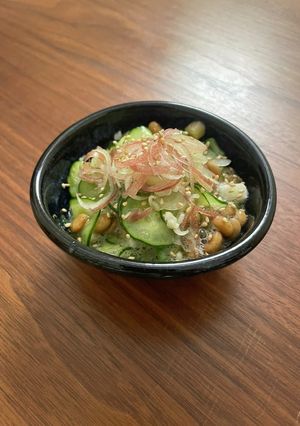 簡単混ぜるだけ！めかぶ納豆-レシピのメイン写真