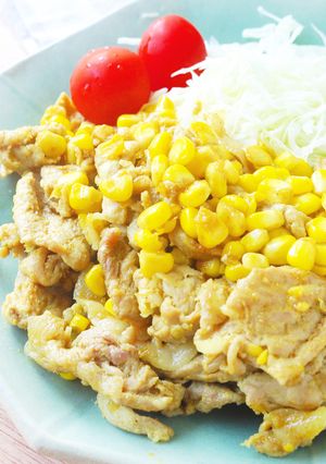 簡単☆豚こまととうもろこしのカレー炒め-レシピのメイン写真