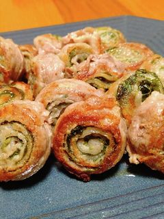 焼き鳥屋さん風 = 豚バラしそ巻き =-レシピのメイン写真