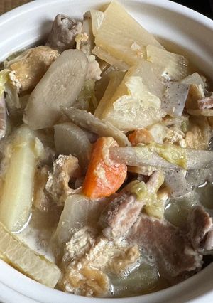 サイボクさんの上モツでモツ煮-レシピのメイン写真