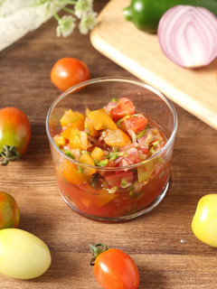 夏野菜を食べる【サルサソース】簡単5分-レシピのメイン写真