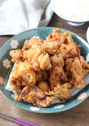 夫が愛する♡鶏のから揚げ(定食屋風)-レシピのメイン写真
