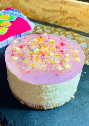 レアチーズケーキwithねるねるねるね-レシピのメイン写真