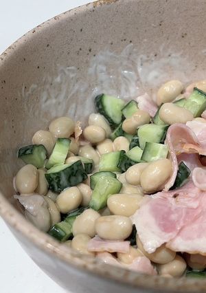 大豆とベーコンのサラダ-レシピのメイン写真