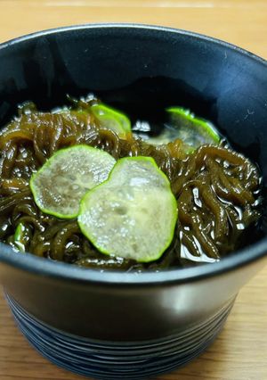 汁まで飲める♪こどもと作るもずく酢-レシピのメイン写真