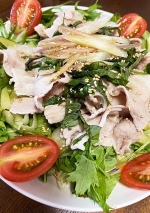 【野菜たっぷり】豚とサラダのうまいやつ-レシピのメイン写真